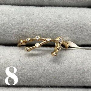 FJ Taurus Constellation Ring, Size 8